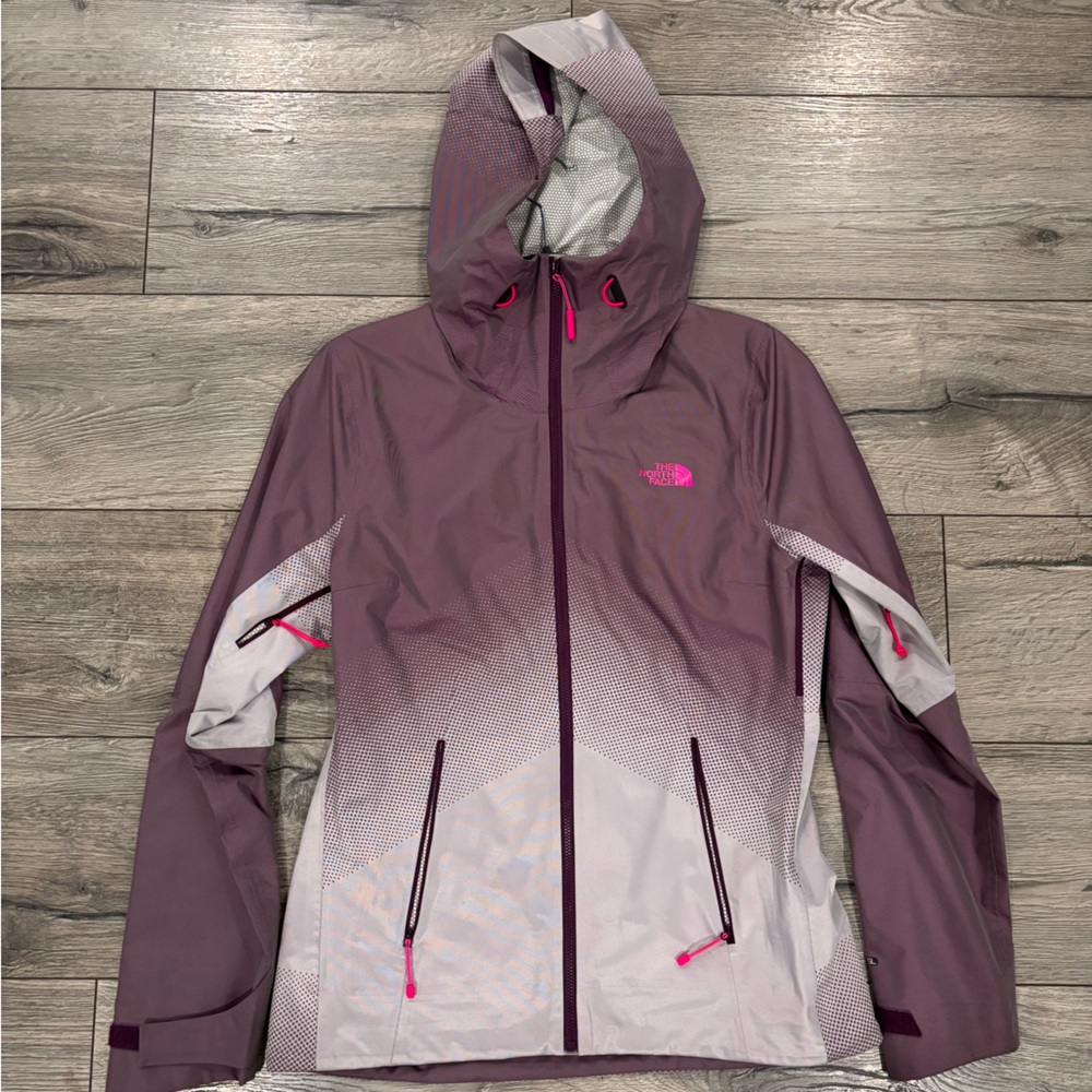 North Face Jacket Hyvent 2.5L Rain/ Wind Full Zip Outdoor Hiking Jacket